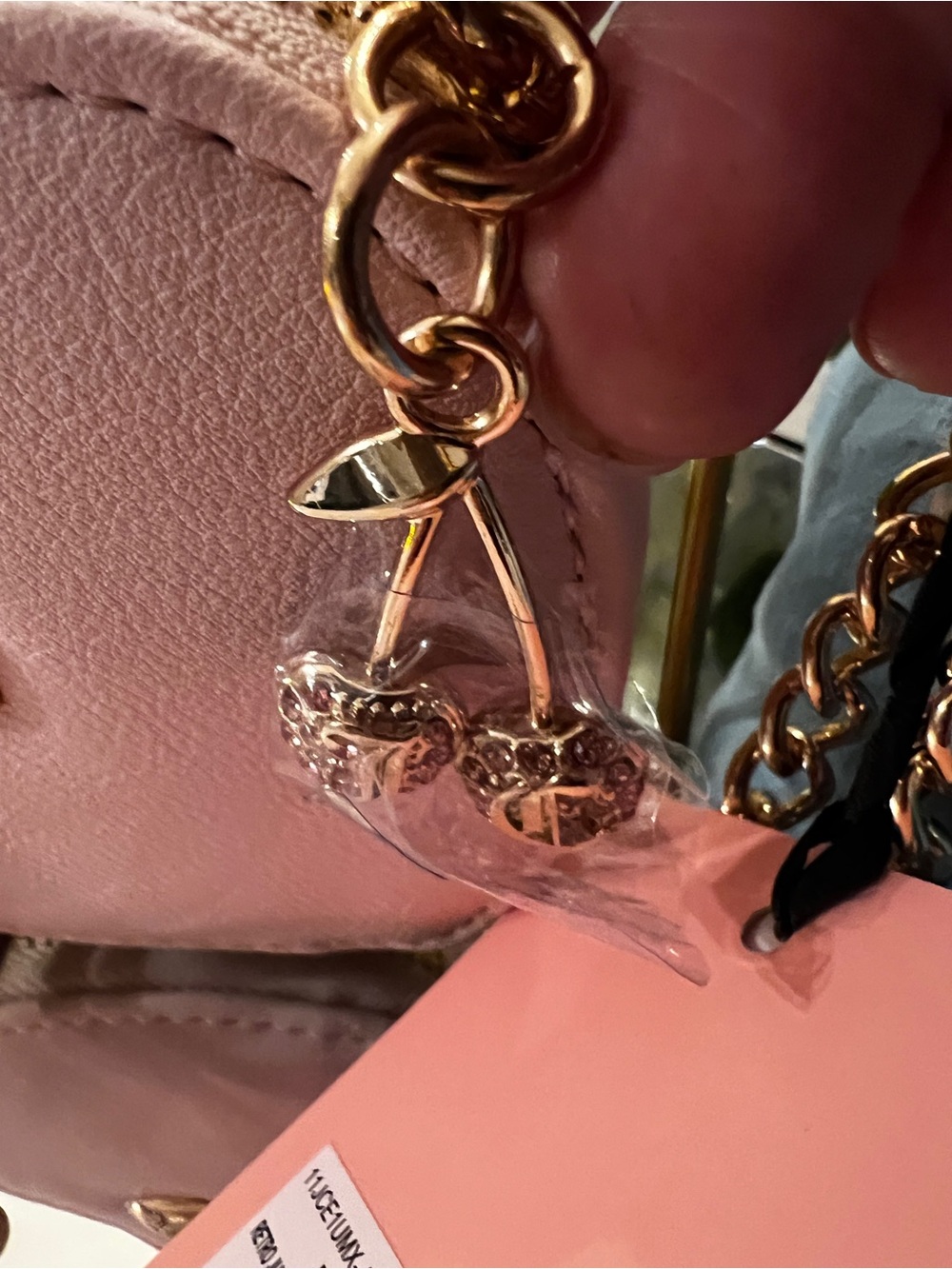 Juicy Couture Retro Cherry Drawstring & Heart Micro Bags Set NWT - Picture 7 of 7